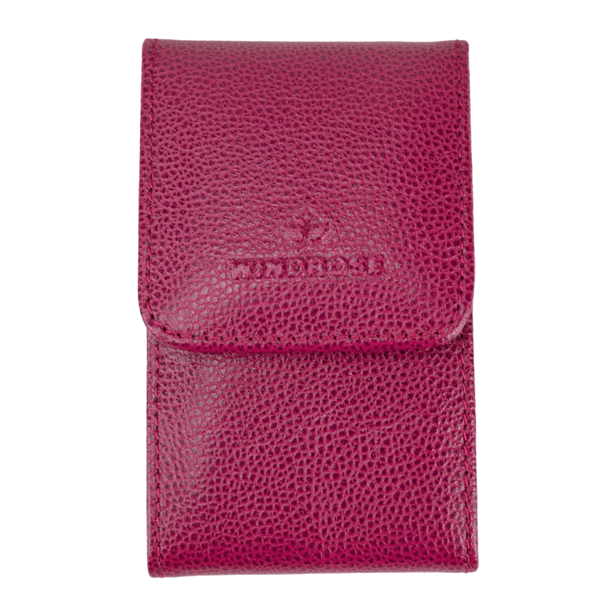 4-piece manicure case Beluga / berry (leather)