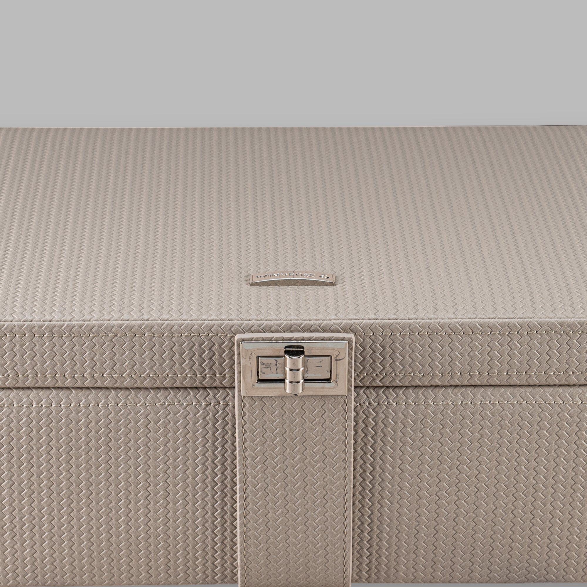 Jewelry case L with insert Corbello / taupe